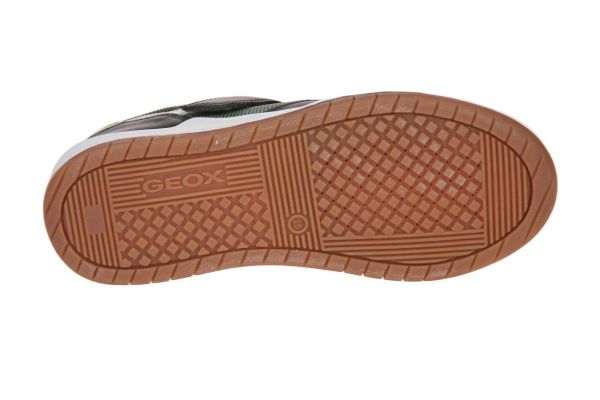 Geox J Perth Velcroschoen Groen  (J367RE-C3009) - Caramel (Sint-Job-in-’t-Goor)