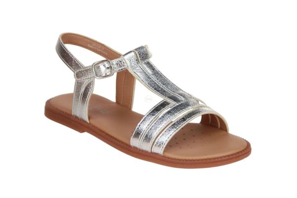 Geox Karly Sandaal Zilver  (J6535B-C1007) - Caramel (Sint-Job-in-’t-Goor)