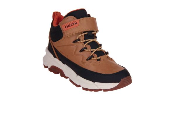 Geox Flexyper Plus Dark Yellow/Black Waterpoof  (J36LCG-C2G9B) - Caramel (Sint-Job-in-’t-Goor)