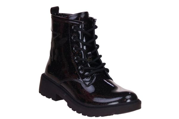 Geox Casey Veterboot Lak Zwart  (J9420G-C9999) - Caramel (Sint-Job-in-’t-Goor)