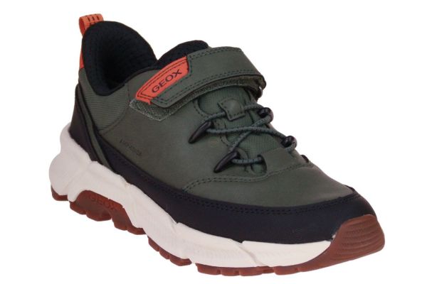 Geox Flexyper Plus Waterproof Sneaker Groen  (J56LCA-C3009) - Caramel (Sint-Job-in-’t-Goor)