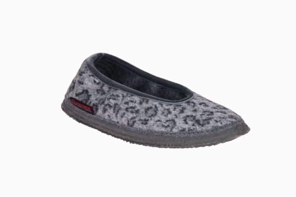 Giesswein Lauenau Grijze Pantoffel  (53170-017) - Caramel (Sint-Job-in-’t-Goor)