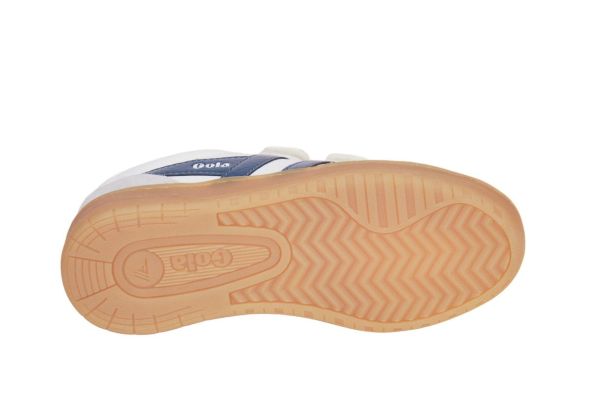 Gola Eagle Strap Wit-Blauw  (CKA530WE WHITE BURGUNDY) - Caramel (Sint-Job-in-’t-Goor)