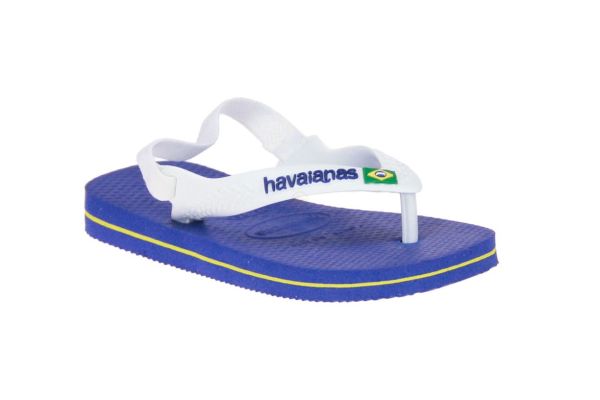 Havaianas Baby Brasil Logo Blauwe Slipper  (4140577-2711) - Caramel (Sint-Job-in-’t-Goor)