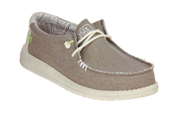 Heydude Wally Braided Fossil  (HD400003-2BS) - Caramel (Sint-Job-in-’t-Goor)