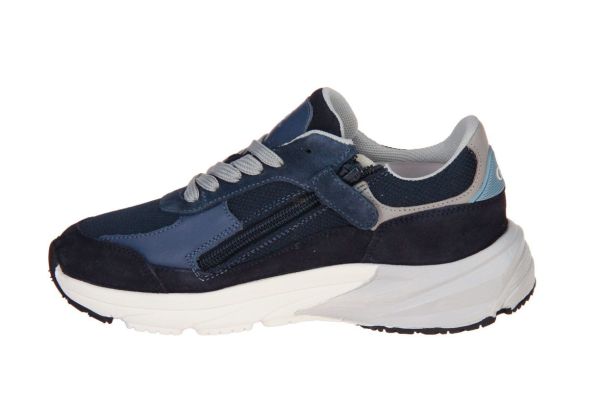 Hip Blauwe Sneaker  (H1667/262-49CO) - Caramel (Sint-Job-in-’t-Goor)