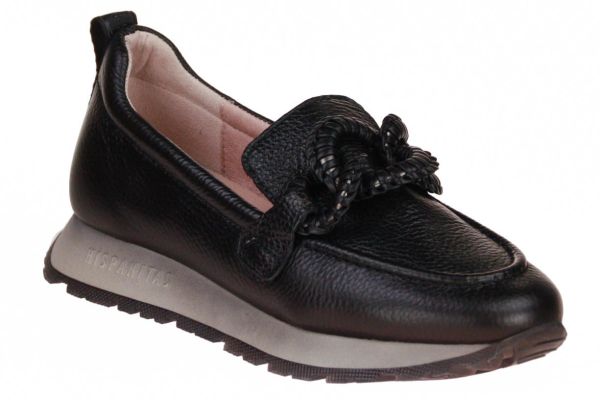 Hispanitas Kansas Moccasin Zwart  (254238-BLACK) - Caramel (Sint-Job-in-’t-Goor)