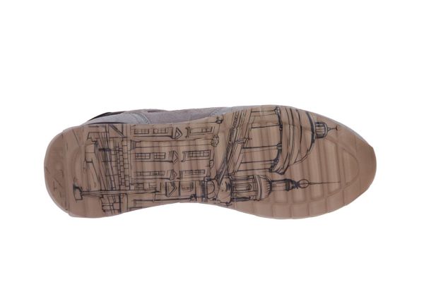 Hoff Berlin Grijze Sneaker  (BERLIN) - Caramel (Sint-Job-in-’t-Goor)