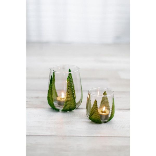 Home Society Kandelaar Tree L Groen  (694355-600) - Caramel (Sint-Job-in-’t-Goor)