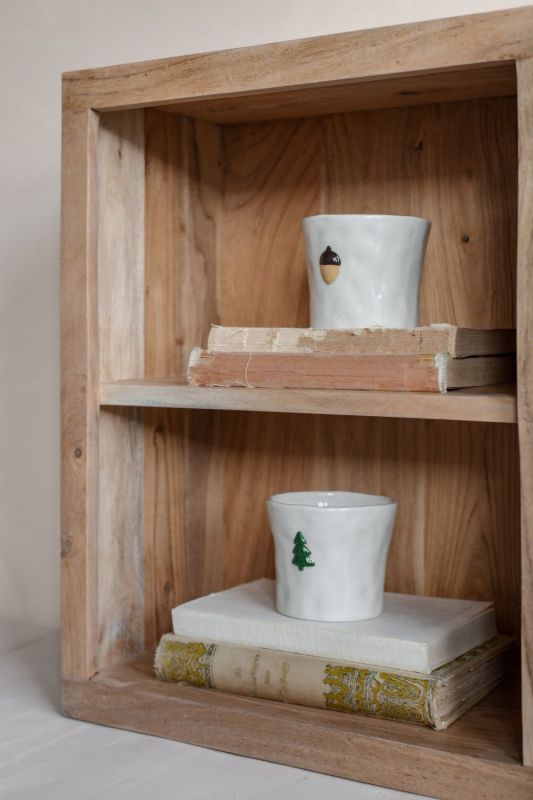 Home Society Kaarts Little Tree Wit  (695278-100) - Caramel (Sint-Job-in-’t-Goor)