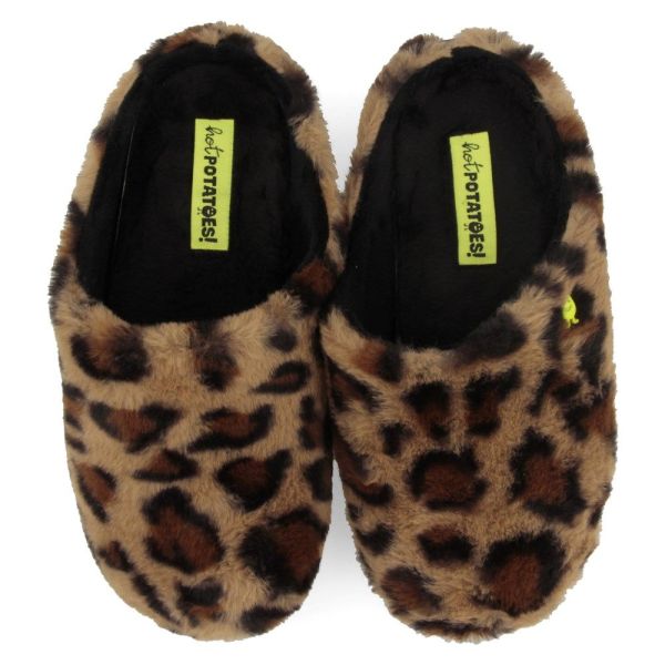 Hot Potatoes Pantoffel Leopard  (HP76926-10) - Caramel (Sint-Job-in-’t-Goor)