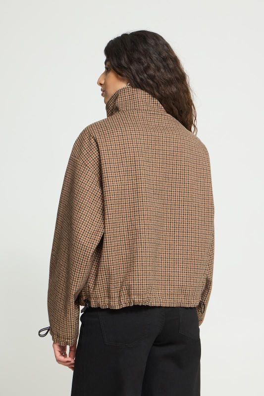 Ichi Esolu Jacket Brown Che  (20126637 BROWN CHE) - Caramel (Sint-Job-in-’t-Goor)