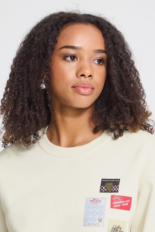 ICHI Merella Brushed Sweater Birch/Multi  (20126686 BIRHC/MUL) - Caramel (Sint-Job-in-’t-Goor)