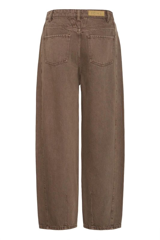 ICHI Blich Barrel PA Demin Brown Washed 32