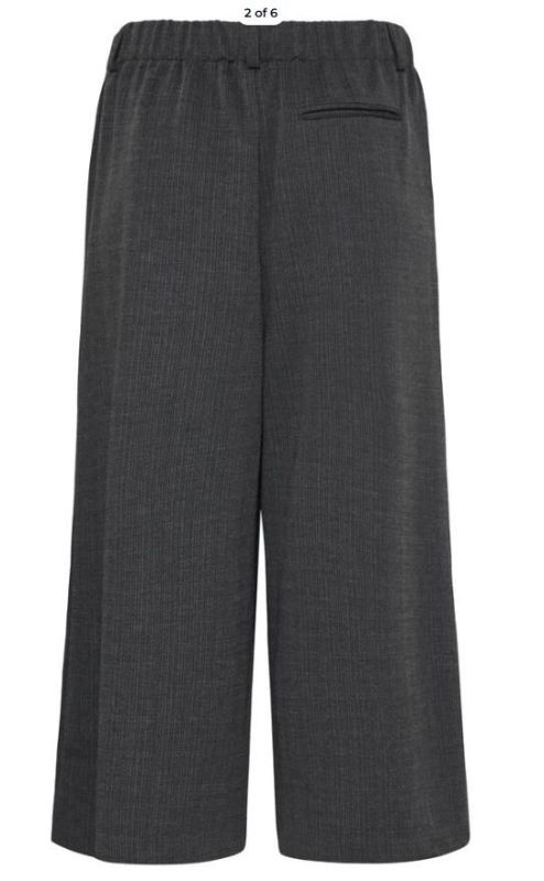 Ichi Kate Graya Culotte Pants - Motief Grijs  (20126907 Graya Culotte) - Caramel (Sint-Job-in-’t-Goor)