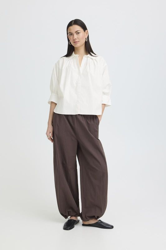 Ichi Xlinetta SS Cloud Dancer  (20127067-114201) - Caramel (Sint-Job-in-’t-Goor)