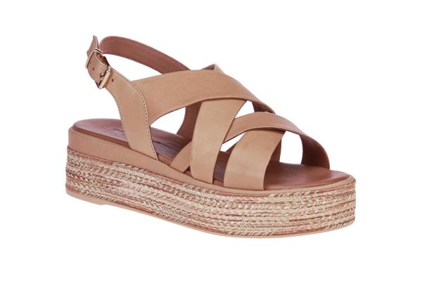 Inuovo Beige Sandaal  (117033) - Caramel (Sint-Job-in-’t-Goor)