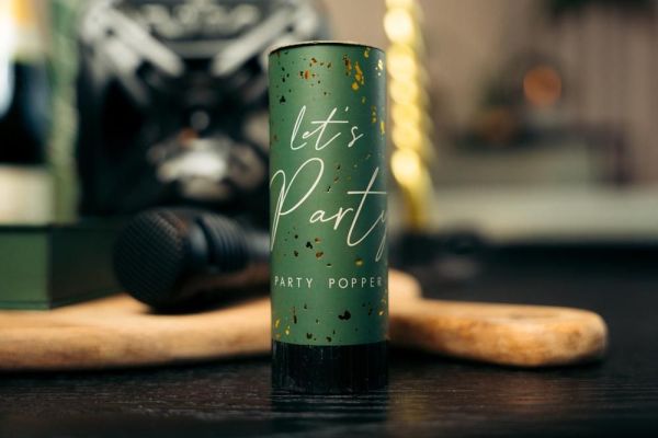 Senza Party Poppers Groen /2  (13059) - Caramel (Sint-Job-in-’t-Goor)