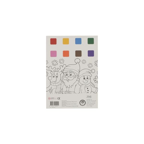 Jens Living Kids Waterverfboekje Kerst  (13085) - Caramel (Sint-Job-in-’t-Goor)