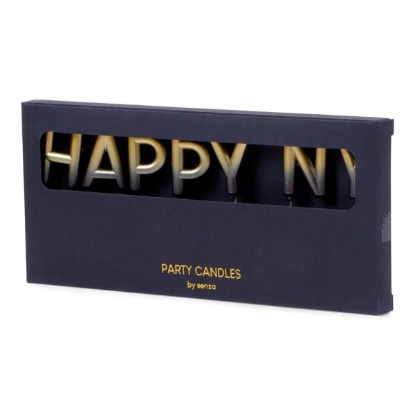 Senza Taartkaarsjes Happy New Year  (24874) - Caramel (Sint-Job-in-’t-Goor)