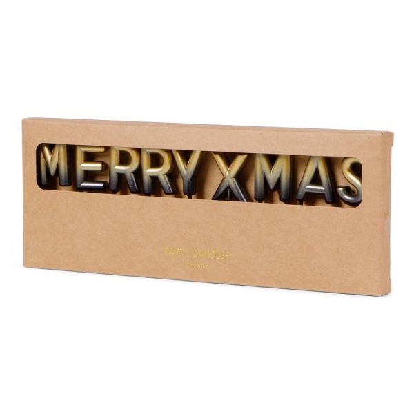 Senza Taartkaarsjes Merry X-Mas  (24875) - Caramel (Sint-Job-in-’t-Goor)