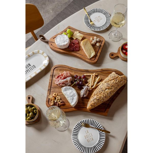 Jens Living La Dolce Vita Bordjes Zwart  (25543) - Caramel (Sint-Job-in-’t-Goor)