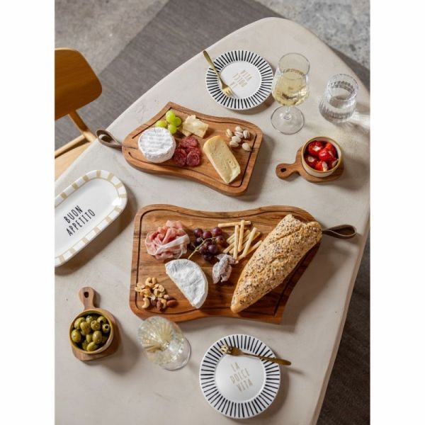 Jens Living Buon Appetito Serveerbord Taupe  (25549) - Caramel (Sint-Job-in-’t-Goor)