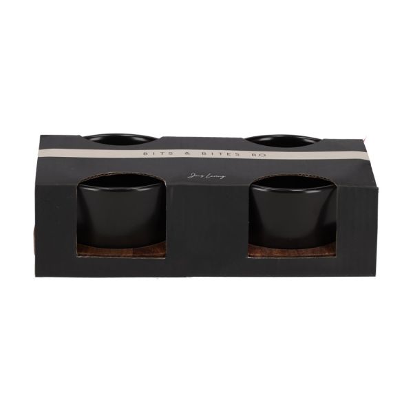 Jens Living Bits & Bites Bo Duo Zwart  (25561) - Caramel (Sint-Job-in-’t-Goor)