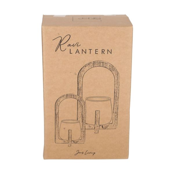Jens Living Lantaarn Ravi Natural Small  (25663) - Caramel (Sint-Job-in-’t-Goor)