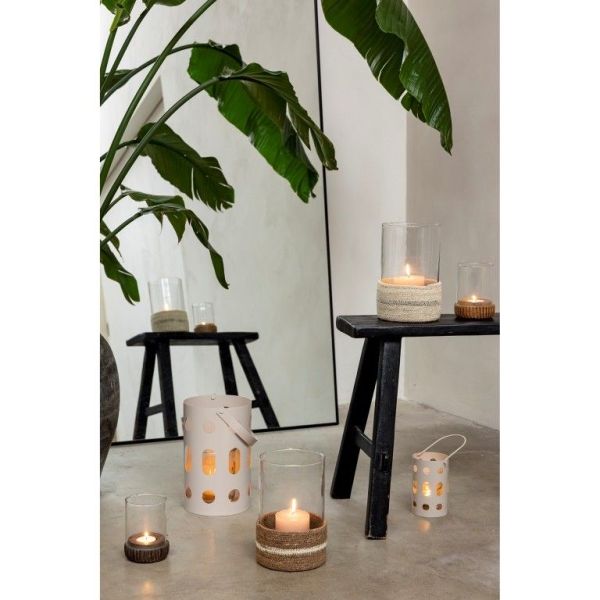 Jens Living Windlicht Raf Naturel  (25870) - Caramel (Sint-Job-in-’t-Goor)
