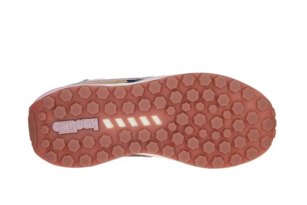 Kaotiko Detroit Multi Beige-Roze Sneaker  (DETROIT SAND/ROSE) - Caramel (Sint-Job-in-’t-Goor)