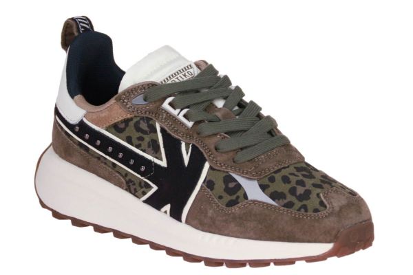 Kaotiko Detroit Glam Khaki Sneaker  (DETROIT KHAKI) - Caramel (Sint-Job-in-’t-Goor)