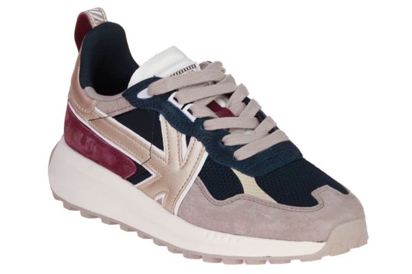 Kaotiko Detroit Glam Dark Mauve Sneaker  (DETROIT DARK MAUVE) - Caramel (Sint-Job-in-’t-Goor)