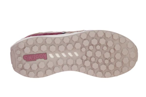 Kaotiko Detroit Glam Dark Mauve Sneaker  (DETROIT DARK MAUVE) - Caramel (Sint-Job-in-’t-Goor)