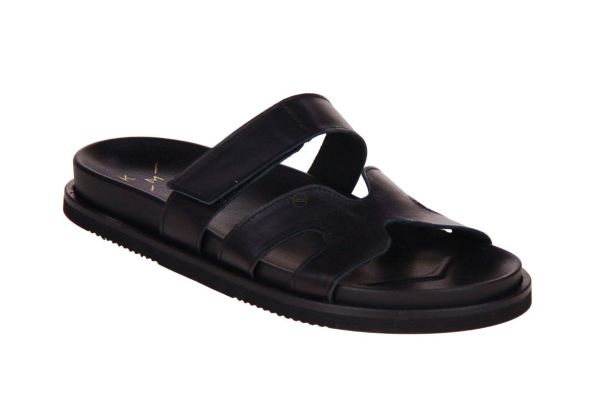 KMB Slipper Zwart  (A6163-NEGRO) - Caramel (Sint-Job-in-’t-Goor)