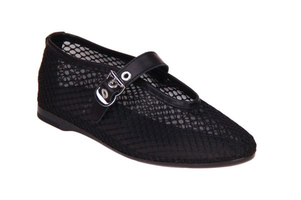 KMB Ballerina Zwart  (A7393-NEGRO) - Caramel (Sint-Job-in-’t-Goor)