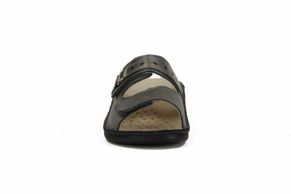 La Plume Zilverkleurige pantoffel Nappa  (738-2412R/PELTRO) - Caramel (Sint-Job-in-’t-Goor)