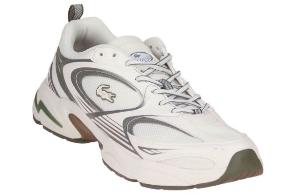 Lacoste Men Storm 96 Sneaker Offwhite-Kaki  (750SMA01712R1) - Caramel (Sint-Job-in-’t-Goor)