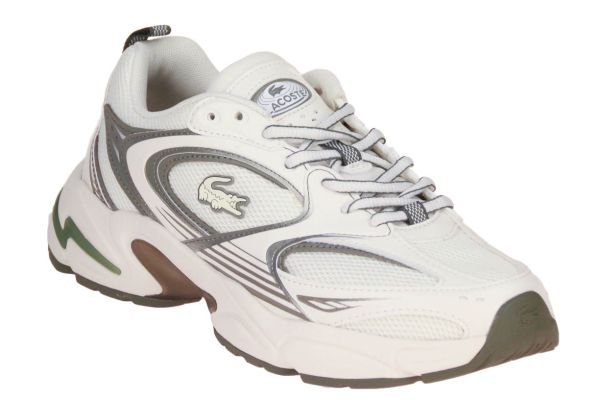 Lacoste Storm 96 Sneaker Offwhite-Kaki  (750SMA01742R1) - Caramel (Sint-Job-in-’t-Goor)