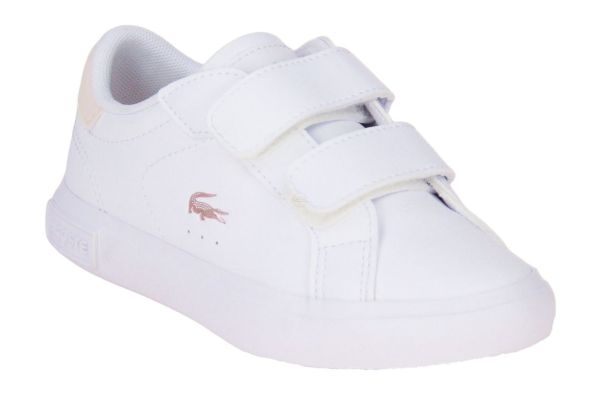 Lacoste Powercourt Baby Whit/Light Pink  (POWERCOURT B WHT/LT PNK) - Caramel (Sint-Job-in-’t-Goor)