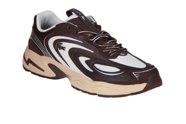 Lacoste Storm 96 2K Tech Dark Brown/Offwhite  (752SMA00231W7) - Caramel (Sint-Job-in-’t-Goor)
