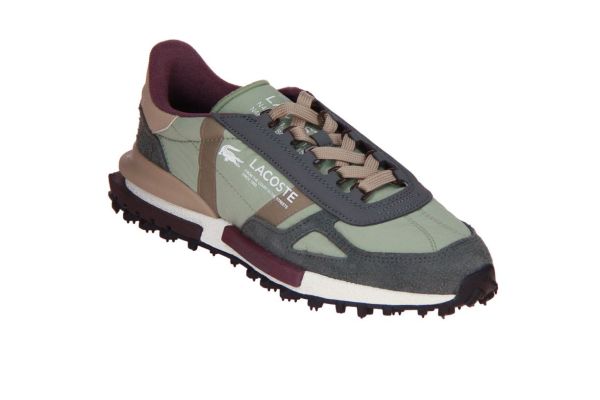 Lacoste Elite Active - Dark Gray/ Light Kaki  (752SMA00875-E7) - Caramel (Sint-Job-in-’t-Goor)