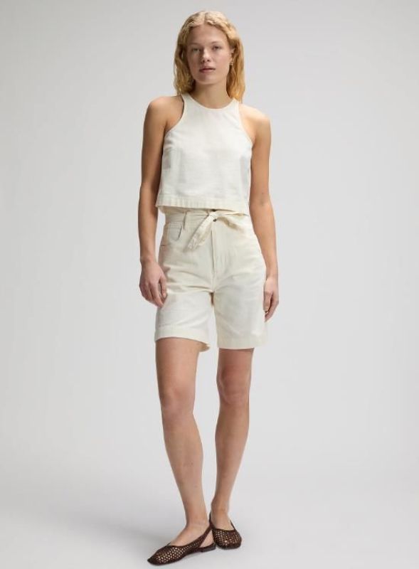 Lee Boxy Sleeveless Top Natural White  (112378260 natural) - Caramel (Sint-Job-in-’t-Goor)