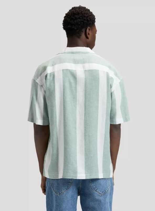 Lee Relax Resort Shirt Desert Sage Stripe  (112376554 desert sage) - Caramel (Sint-Job-in-’t-Goor)