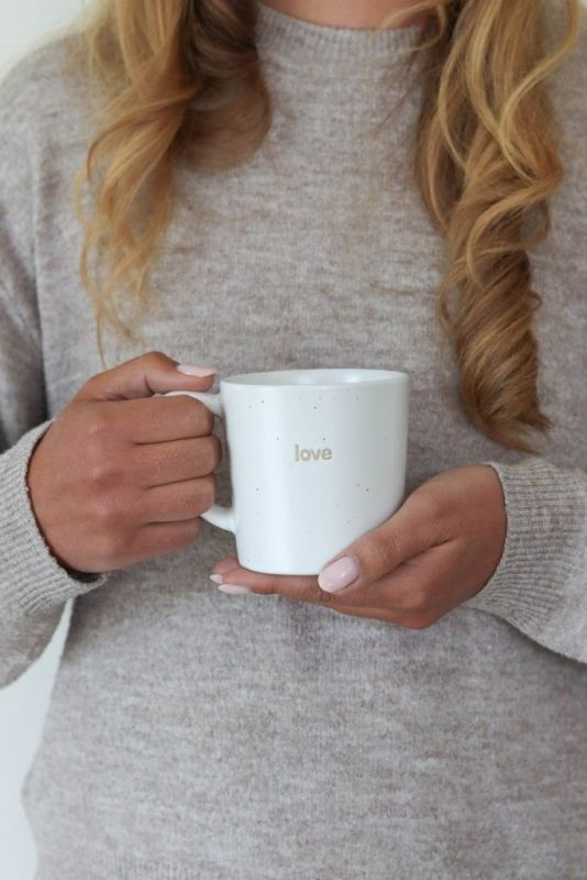 Leeff Mug Morris 'Love'  (18779) - Caramel (Sint-Job-in-’t-Goor)
