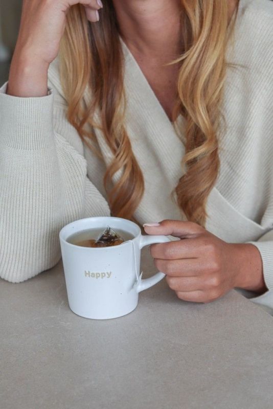 Leeff Mug Morris 'Happy'  (18780) - Caramel (Sint-Job-in-’t-Goor)