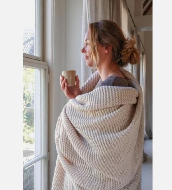 Leeff Plaid Pascal Sand For Those Cosy Moments  (26124) - Caramel (Sint-Job-in-’t-Goor)
