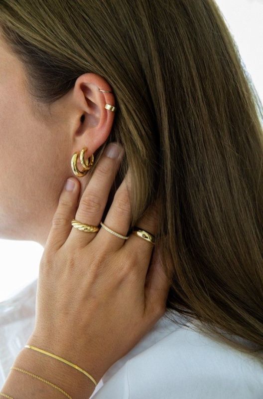 Les Soeurs Gilled Ring Gold  (gilles gold) - Caramel (Sint-Job-in-’t-Goor)