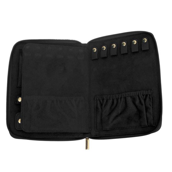 Les Soeurs Mae Jewellery Pouch Black  (mae black) - Caramel (Sint-Job-in-’t-Goor)