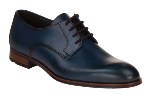 Lloyd Sabre Blauw Geklede Schoen  (SABRE-OCEAN) - Caramel (Sint-Job-in-’t-Goor)